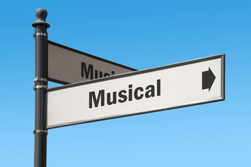 Schild 175 - Musical