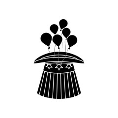 United States patriotic symbol icon vector illustration graphic design