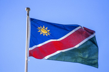 Namibian flag, Namibia