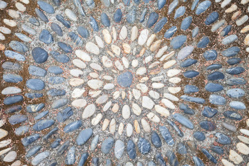 rock background on top view