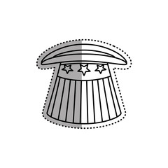 United States patriotic symbol icon vector illustration graphic design