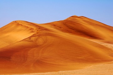 Fototapeta na wymiar Impressive Desert in Namibia near Swakopmund