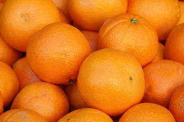 A pile of oranges