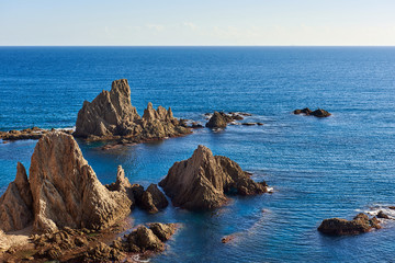 Las Sirenas in the Cabo de Gata-Nijar Natural Park. Spain