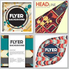 Obraz premium Old retro Vintage style background Design Template
