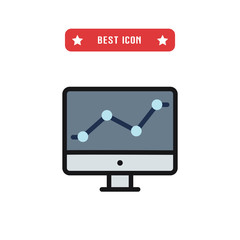 Analytics vector icon