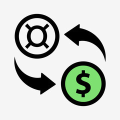 Money convert icon