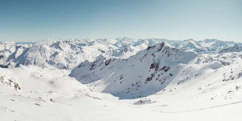 winter panorama at aleitenspitze