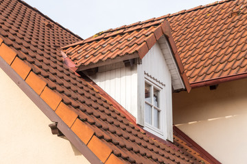 Dachgaube eines Hauses