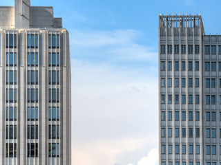 Fototapeta premium Modern offices at high-rise buildings