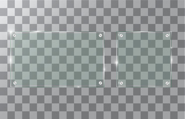 Transparent glass board