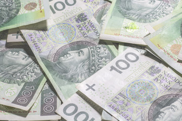 polish money background