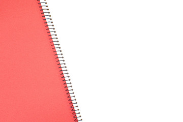 Close - up Opened blank note book