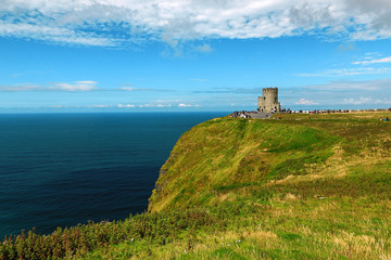 Fototapeta na wymiar Near the ocean - Cliffs & nature at the coast of Ireland
