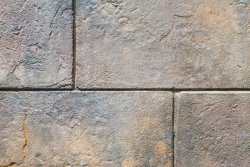 Stone block wall pattern and background