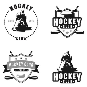 Hockey Team Winter Sport Vintage Style Collection