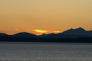 Puget Sound after Sunset