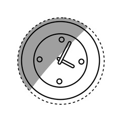 Wall watch clock icon vector illustration graphic design