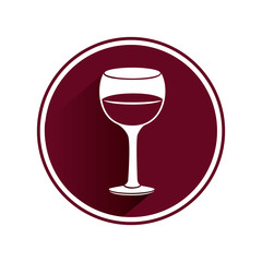 wine cup isolated icon vector illustration design