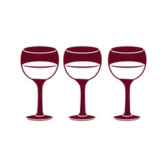 wine cup isolated icon vector illustration design