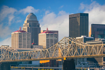 View of  Skyline downtown Louisville - obrazy, fototapety, plakaty