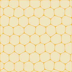 Abstract vector background imitating honeycombs. Net from cells of organic form.