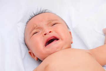 portrait of adorable baby boy  asia thailand