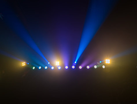 Stage Spotlight with Laser rays