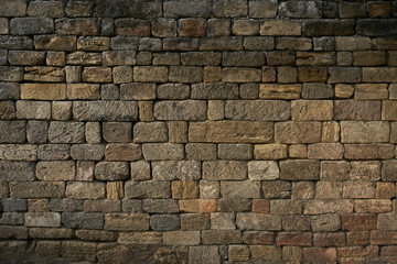 Brick wall color background red texture old pattern construction dirty block cement solid brown.