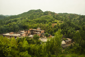 Fototapeta na wymiar Rural Chinese Village