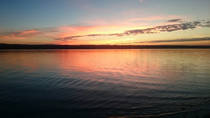 Fototapeta premium Sunset in Bavaria 