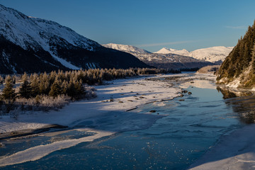 Sunrise in Portage Valley