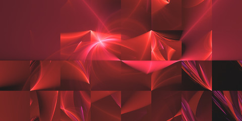 Abstract fractal background