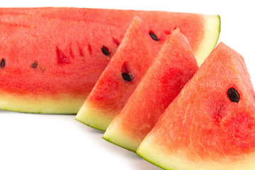 Sliced watermelon