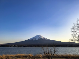 富士山と河口湖