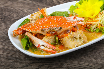 Boiled crab