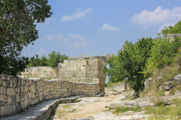 Fototapeta na wymiar Ruins of ancient city