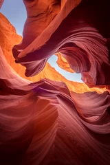 Türaufkleber Schlucht Antelope Canyon natürliche Felsformation