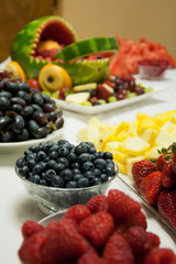 fruits basket from watermelon