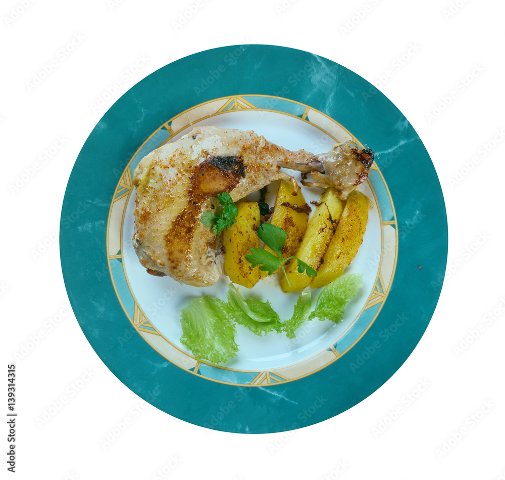 Poster poulet dijon le citron