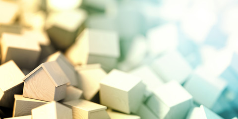 Home property conceptual background, 3d rendering