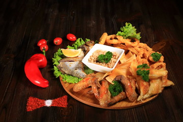 Delicious appetizer. Pepper.