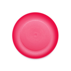 Empty pink plate