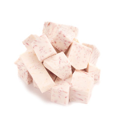 taro on white background