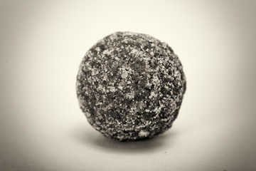 Dellicious luxury chocolate on a light background