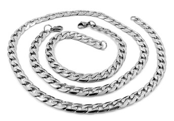 Set jewelry bracelet and necklace