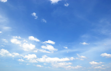 Blue sky white clouds