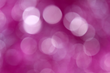 Pink sparkling bokeh abstract background
