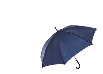  blue umbrella isolated on white background