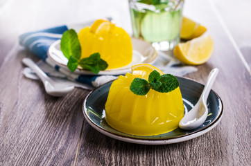 Traditional panna cotta